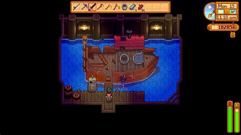 Willys boat stardew - Assuming you have the 1.5 update you should get mail from Willy directing you to come down to the fish shop the day after finishing the CC. So if you just finished the CC today you should get the mail when you wake up tomorrow. I'm not sure if the update is out on mobile yet so if you are playing on mobile you won't be able to access it until ...